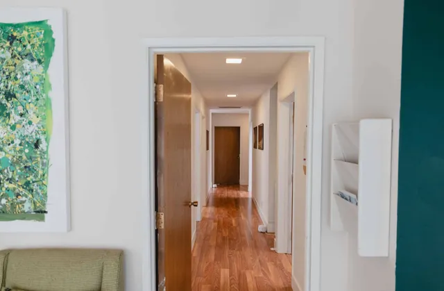 Hallway inside the Coastal Therapy Group therapy suite in Carlsbad Village