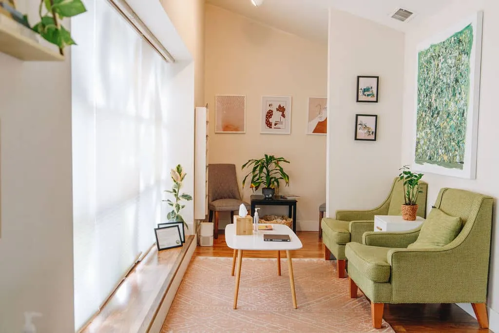 A therapy office at Coastal Therapy Group in Carlsbad