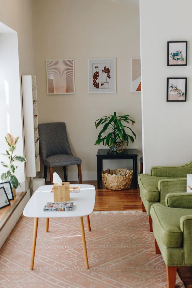 The waiting room at Coastal Therapy Group's Carlsbad office