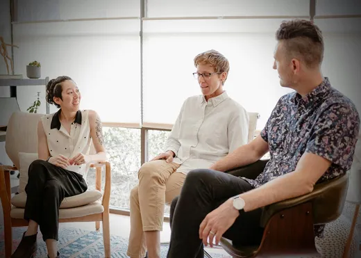 Adult group therapy session at Coastal Therapy Group in Vista, CA