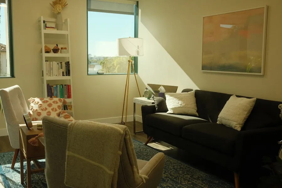 A therapy office at Coastal Therapy Group in Encinitas