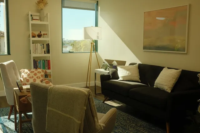 A therapy office at Coastal Therapy Group in Encinitas