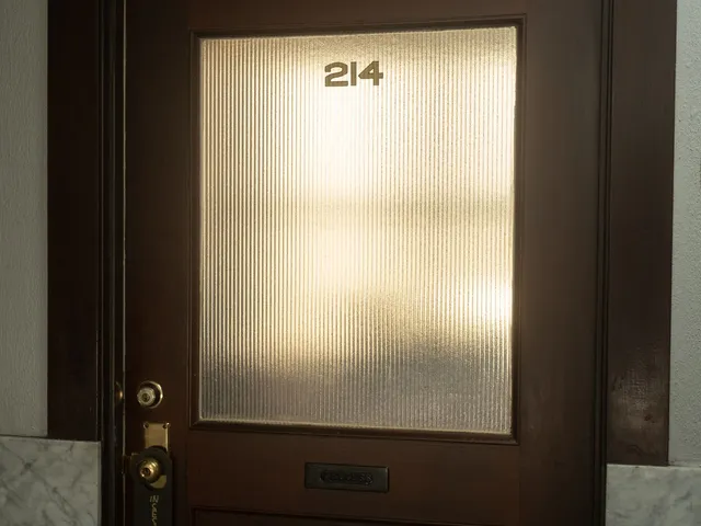 The frosted-glass Suite 214 door at Coastal Therapy Group's therapy office at 30 N. Raymond Ave in Pasadena